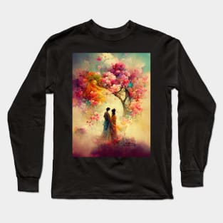 Two under the sakura tree Long Sleeve T-Shirt